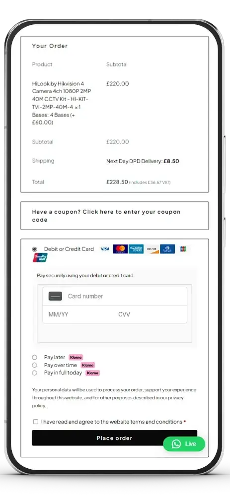 Payment gateway integration