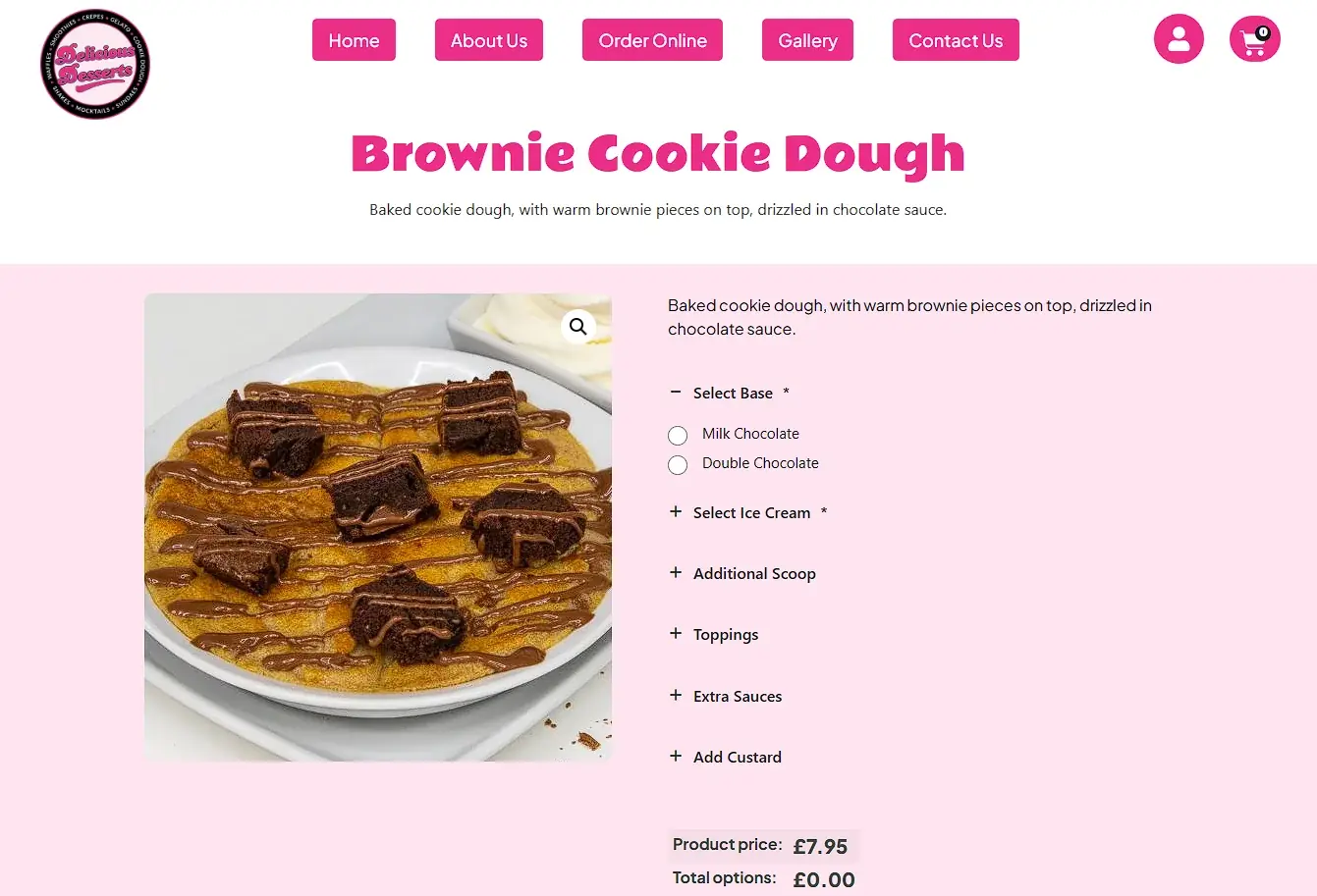 Takeaway website with online ordering
