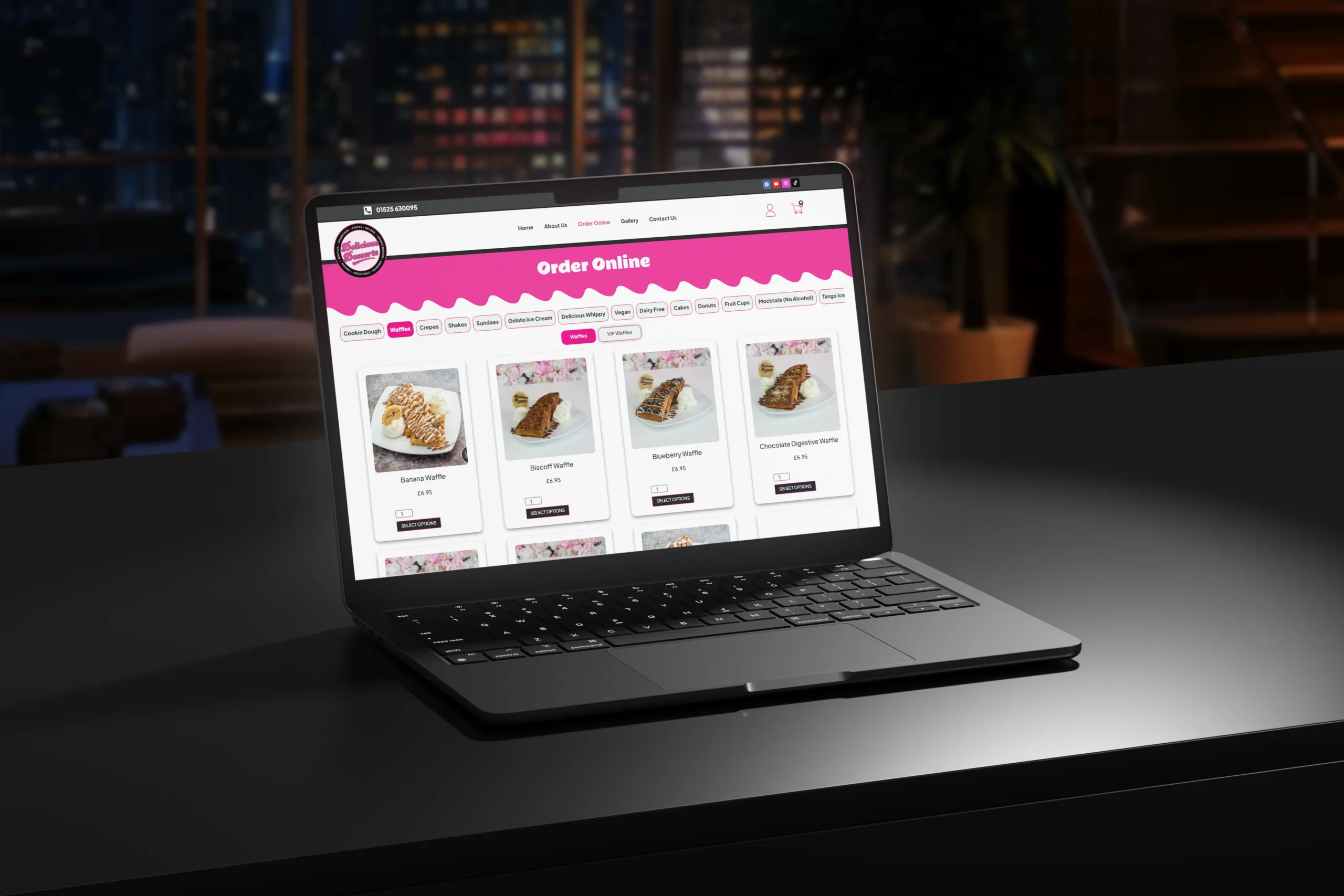 Takeaway website mobile ordering