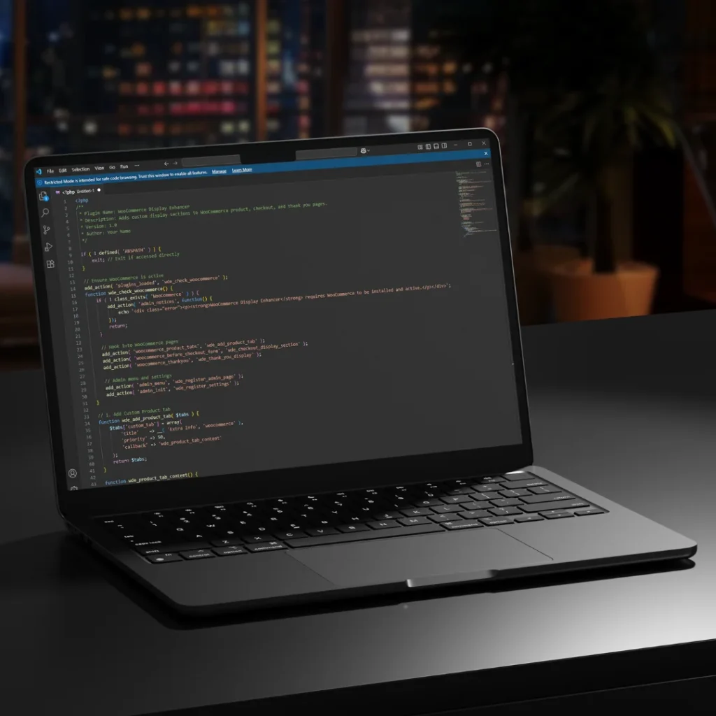 WooCommerce plugin development and customisation